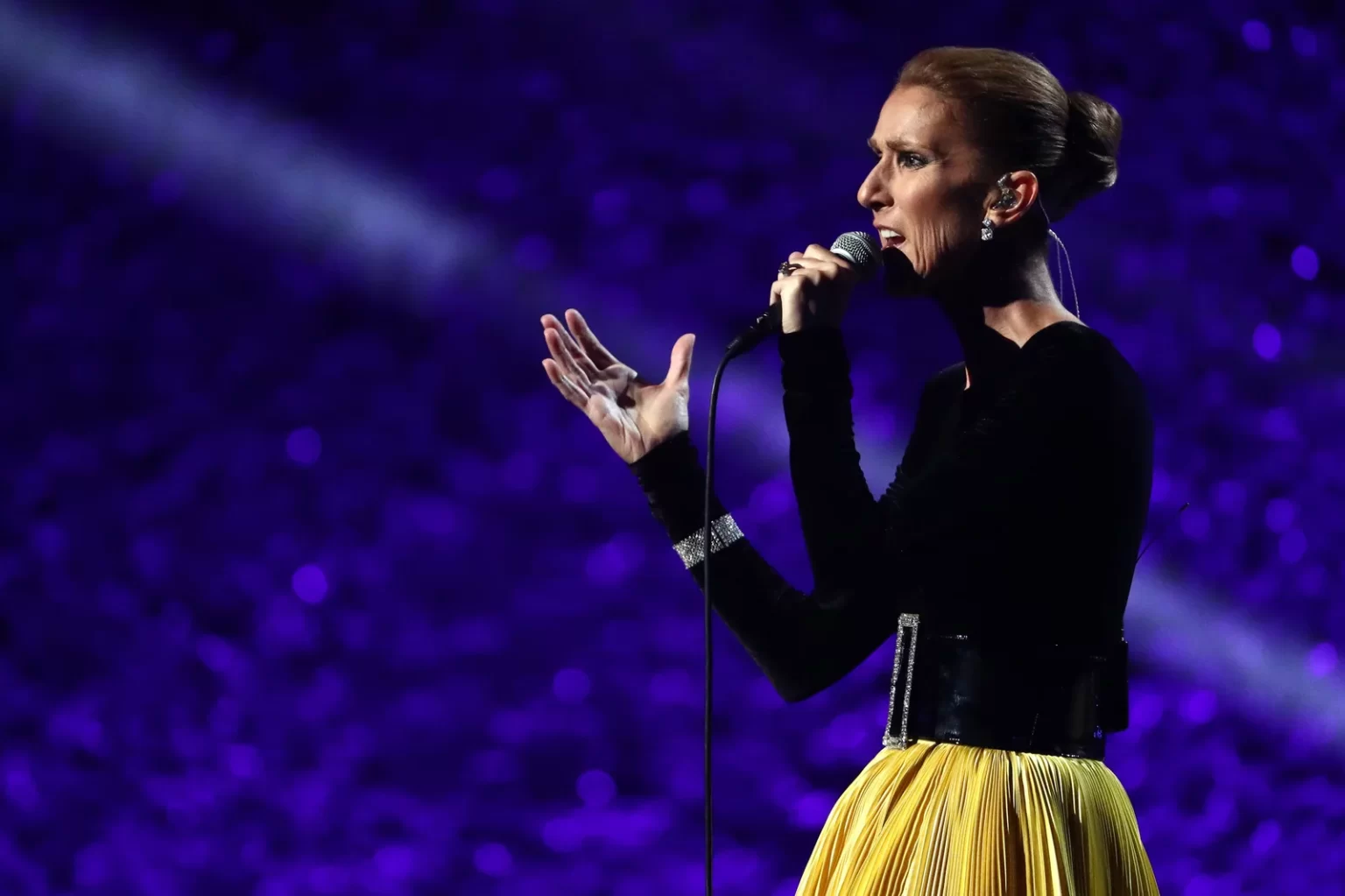 Celine Dion makes rare public appearance following stiff-person syndrome diagnosis