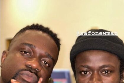 Safo Newman’s dream comes true as he finally meets Sarkodie