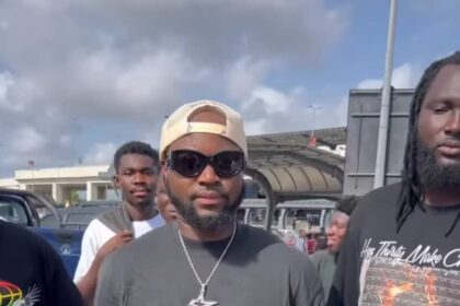 King Promise receives rousing welcome at KIA after successful Asian Tour