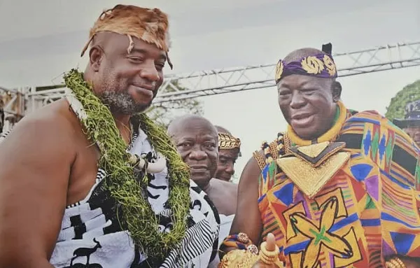 Otumfuo Osei Tutu II makes historic visit to Ga State