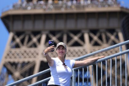 Eiffel Tower Stadium at the 2024 Olympics is becoming a popular backdrop for selfies