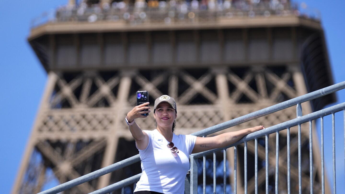 Eiffel Tower Stadium at the 2024 Olympics is becoming a popular backdrop for selfies