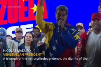 Nicolás Maduro celebrates reelection announcement as Venezuelan opposition also claims victory