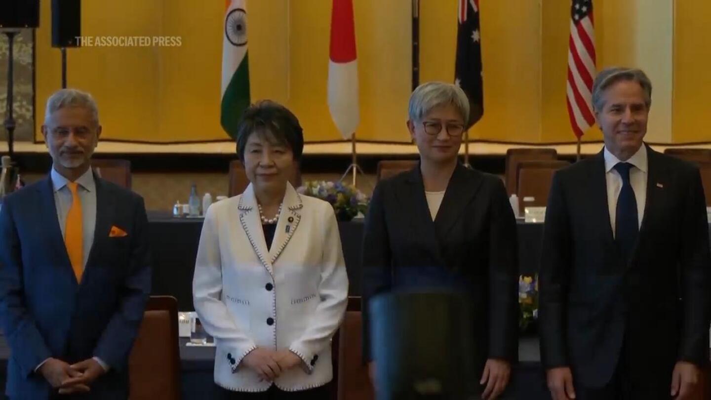 Top diplomats from Japan, US, Australia, India hold Quad talks in Tokyo