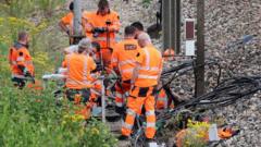 Man arrested in France over suspected railway vandalism