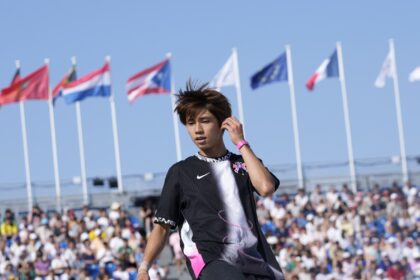 Japan’s Yuto Horigome wins second Olympic gold medal in men’s street skateboarding