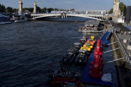 Men’s Olympic triathlon is postponed due to concerns over water quality in Paris’ Seine River