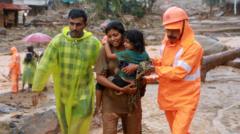 Wayanad: Massive landslides kill 56, trap dozens in Kerala