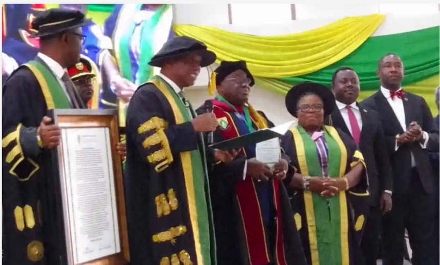 UHAS confers Honorary Doctorate Degree on Akufo-Addo