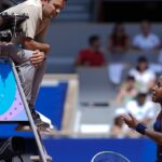 Coco Gauff loses an argument with the chair umpire and a match to Donna Vekic at the Paris Olympics