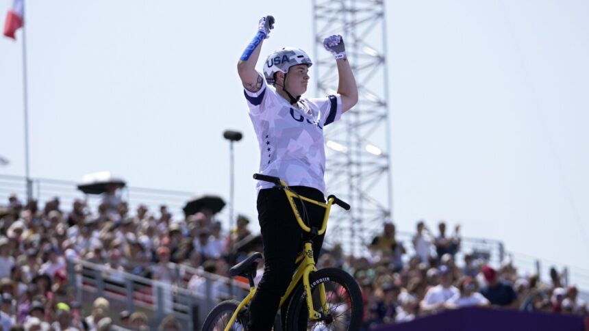 Hannah Roberts of the US tops freestyle BMX qualifying as defending Olympic champ fails to advance