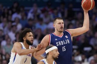 Jokic strong in Serbia’s 107-66 rout of Puerto Rico in Olympic men’s basketball