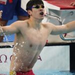 Pan Zhanle of China breaks own world record to win Olympic gold medal in men’s 100-meter freestyle