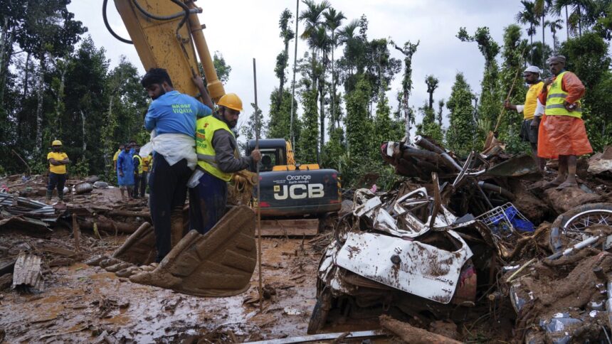 Hopes of finding more survivors in the mud and debris wane after landslides in India kill 194