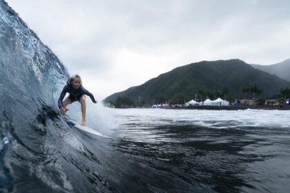 Tahiti’s youth surf culture gets a boost as island hosts the Paris Olympics