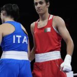 Imane Khelif, Algeria boxer who had gender test issue, wins first Olympic fight when opponent quits