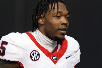 Georgia coach Kirby Smart announces dismissal of wide receiver Rara Thomas following arrest