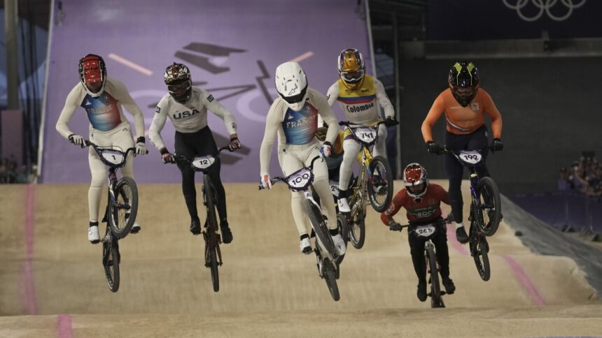 Alise Willoughby leads strong start for American riders in BMX racing at the Paris Olympics