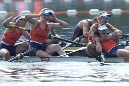 Dutch rower Marloes Oldenburg celebrates rowing Olympic gold 2 years after serious bicycle crash