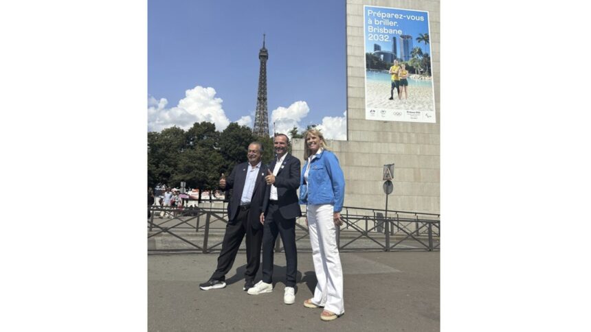 2032 Brisbane Olympics organizers tap a Paris Games executive, announce it under the Eiffel Tower