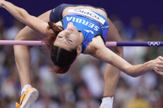 Serbia high jumper Angelina Topic will miss the Paris Olympics final after fracturing her ankle