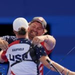 American archers Casey Kaufhold, Brady Ellison earn bronze in mixed team category