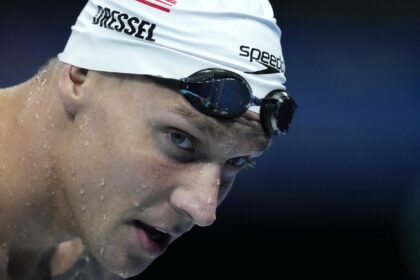 Heartbroken US star Caeleb Dressel misses chance to defend Olympic titles in 50-meter free, 100 fly