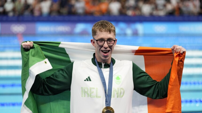 With one gold already in 800-meter freestyle, Ireland’s Daniel Wiffen tries goes for double in 1500