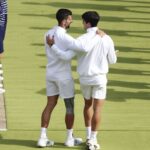 Novak Djokovic and Carlos Alcaraz meet for the Olympic tennis men’s singles gold