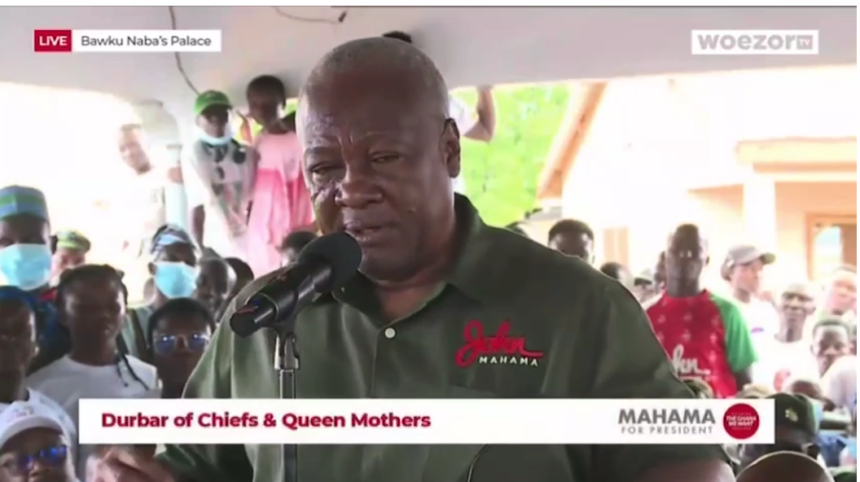 Mahama backs plan to create new region from Upper East region