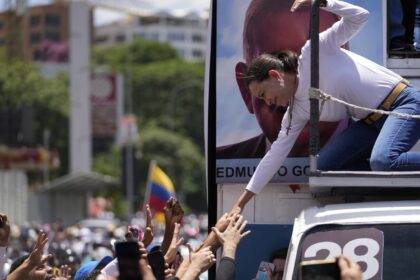 Opposition leader joins rally calling for Venezuela presidential election results to be overturned