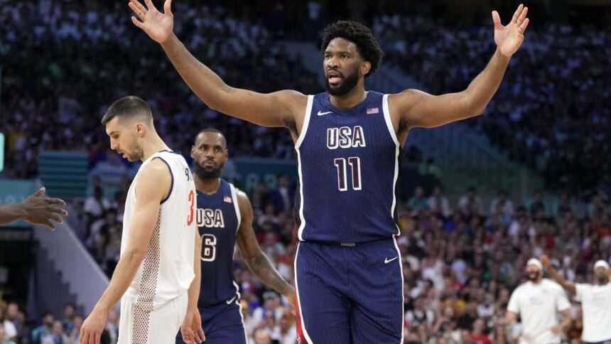 Joel Embiid hears the booing from the French fans. And he’s embraced it at the Paris Olympics