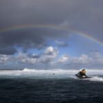 Paris Olympics water safety patrol ‘like guardian angels’ during surfing competition in Tahiti