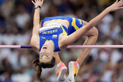 High jumper Yaroslava Mahuchikh wins Ukraine’s 1st individual gold of the Paris Olympics