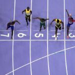 Noah Lyles wins Olympic 100 by five-thousandths of a second, among closest finishes in Games history