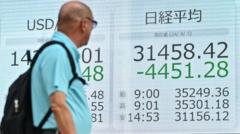 Japan’s Nikkei plunges as global stock markets drop