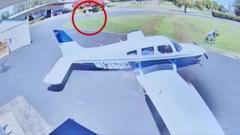 Man nearly hit when small plane crashes on golf course