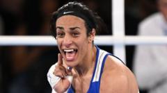 Olympic boxing: Imane Khelif wins to secure place in gold-medal bout