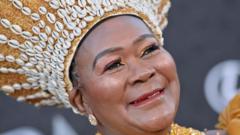 Connie Chiume: South African TV star dies aged 72