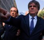 Carles Puigdemont: Police hunt ex-Catalan separatist leader after return from exile