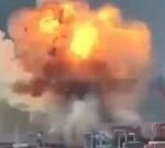 Chinese port rocked by huge container ship blast