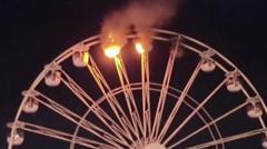 Ferris wheel blaze in Germany injures several people