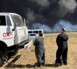 Russian priests bless fire engines as Rostov oil depot blaze rages