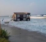 Hurricane Ernesto: Home floats away from swell caused by storm