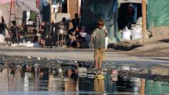 Diseases spread in Gaza as sewage contaminates camps and coast