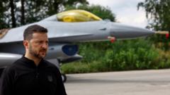 Ukraine F-16 destroyed during Russian attack, BBC told