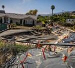 Landslides force power cuts in upscale LA neighbourhood