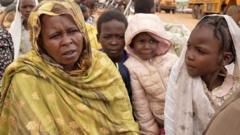 Sudan civil war: ‘Our future is over’ – the women fleeing a year of conflict