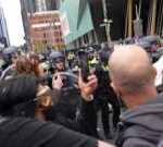 Protesters clash with police at Melbourne anti-war demonstration