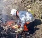 Scientists collect lava from Kilauea volcano eruption